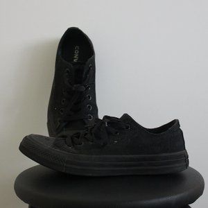 All Black Converse